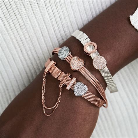 pandora mesh bracelet|pandora reflexions mesh bracelet charms.